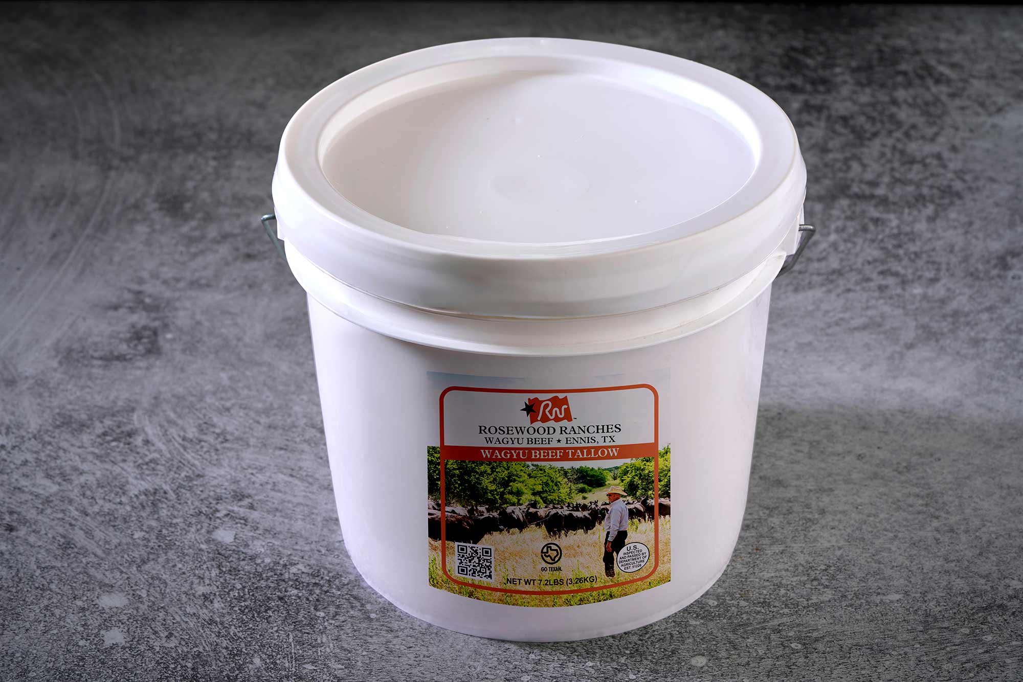 rosewood-premier-texas-wagyu-rendered wagyu tallow bucket 1 gal-001