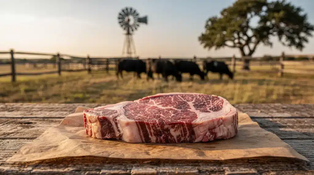 Rosewood Ranches crossbreeds full-blood Japanese bulls with a herd of 100-year heritage Black Angus